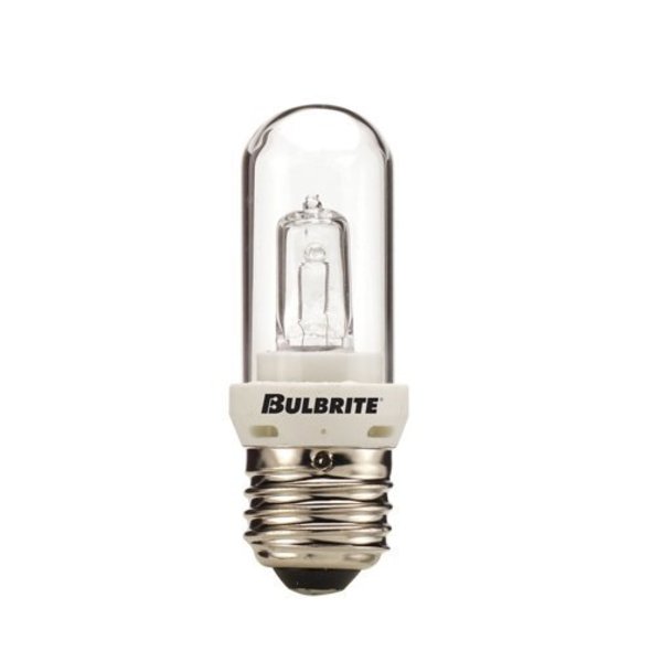 Bulbrite Mini 100w T8 Medium Screw Base E26 Clear Dimmable Soft White 2900K Halogen Light Bulb, 5PK 861993